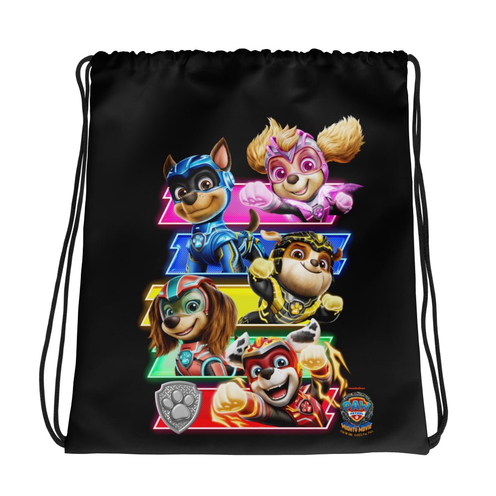 PAW Patrol The Mighty Movie Drawstring Bag