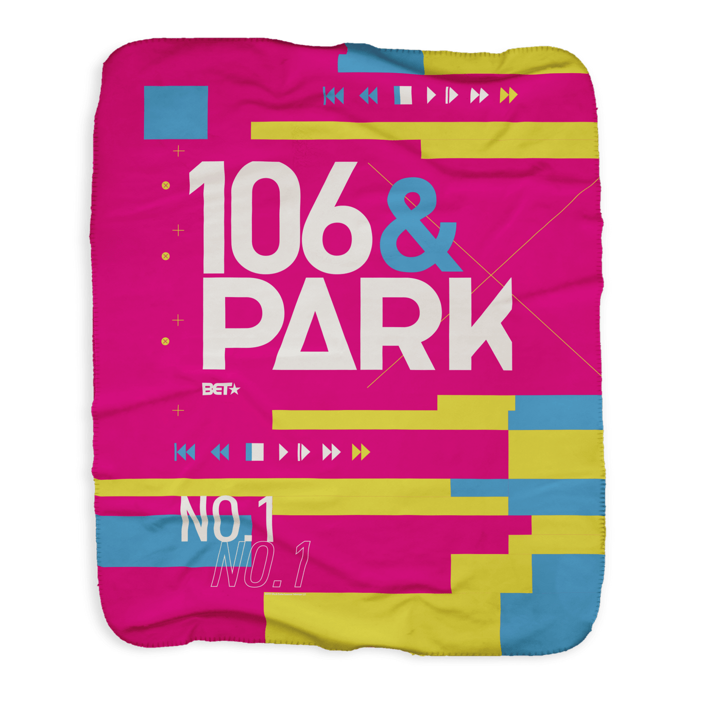 106 & Park Composition Sherpa Blanket - Paramount Shop