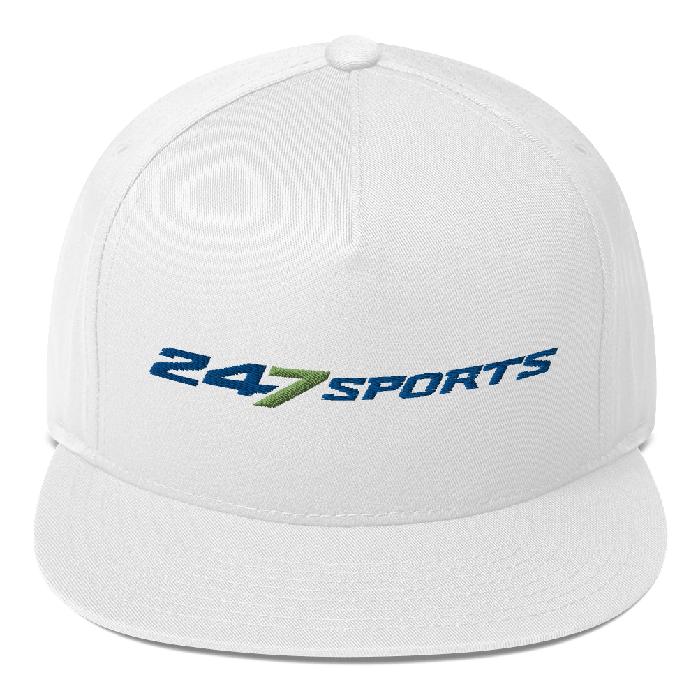 247 Sports Logo Embroidered Flat Bill Hat - Paramount Shop