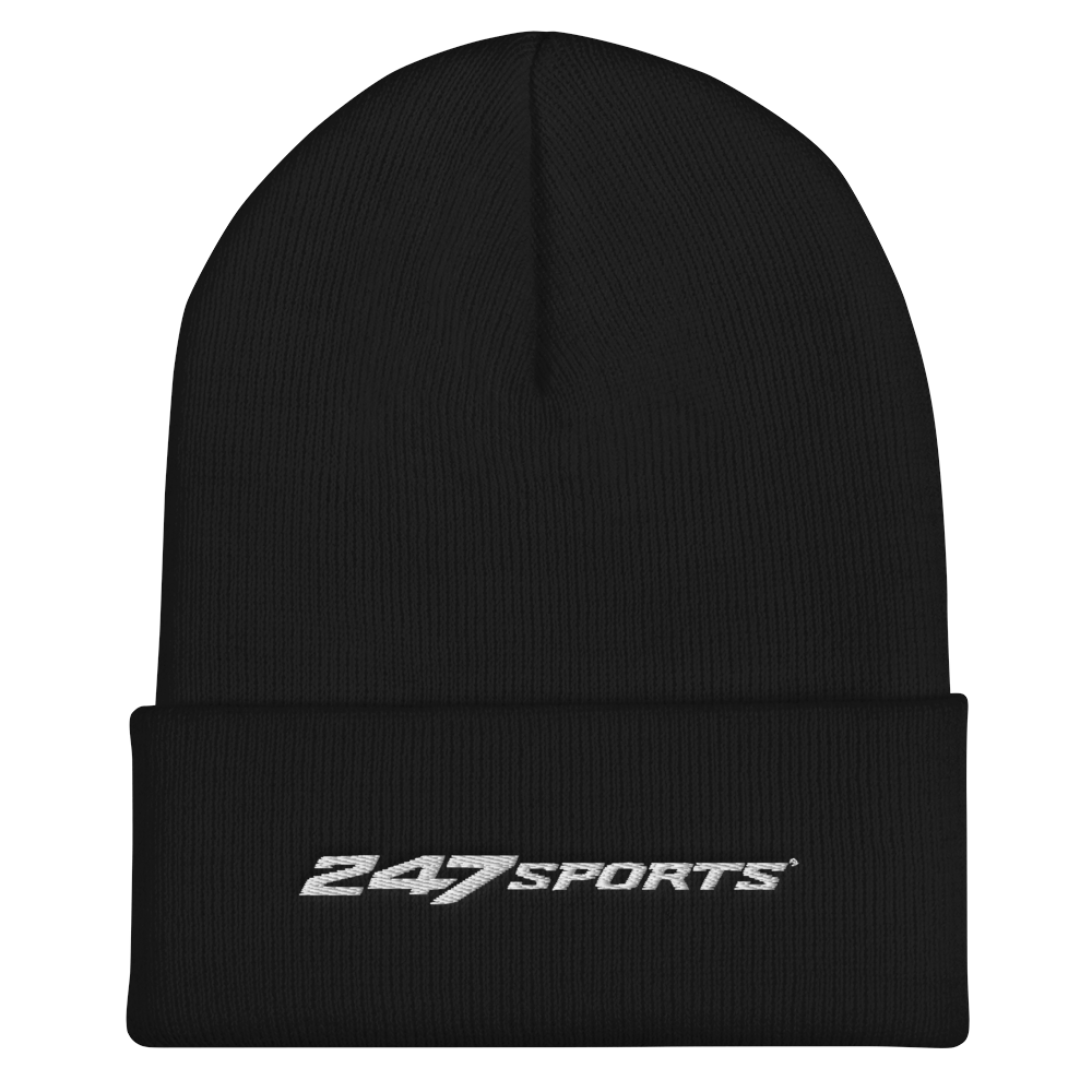 247 Sports White Logo Cuffed Beanie - Paramount Shop