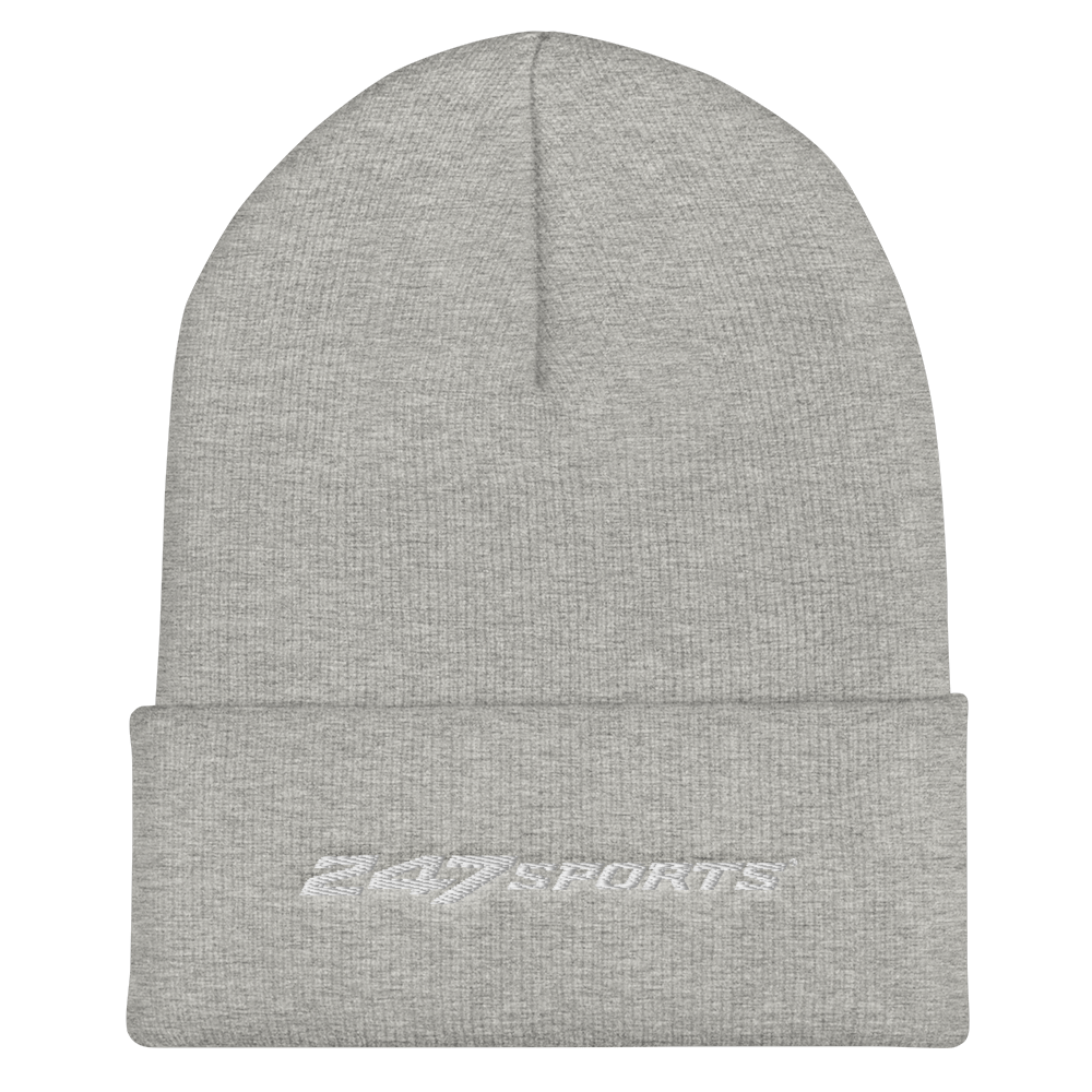 247 Sports White Logo Cuffed Beanie - Paramount Shop