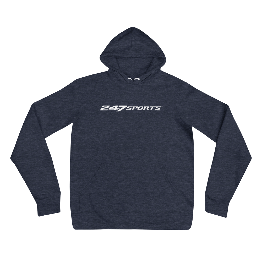 247Sports Logo White Adult Fleece Hooded Sweatshirt - Paramount Shop