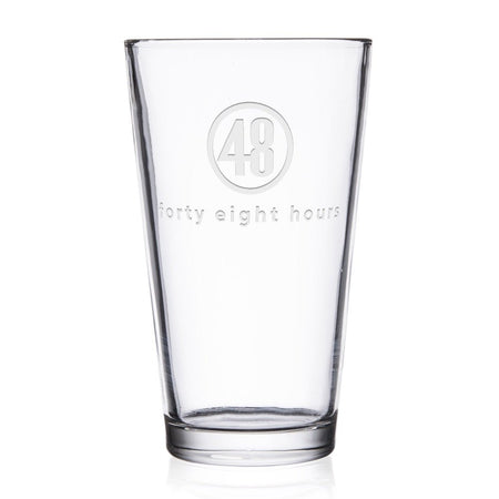 48 Hours Logo Pint Glass - Paramount Shop