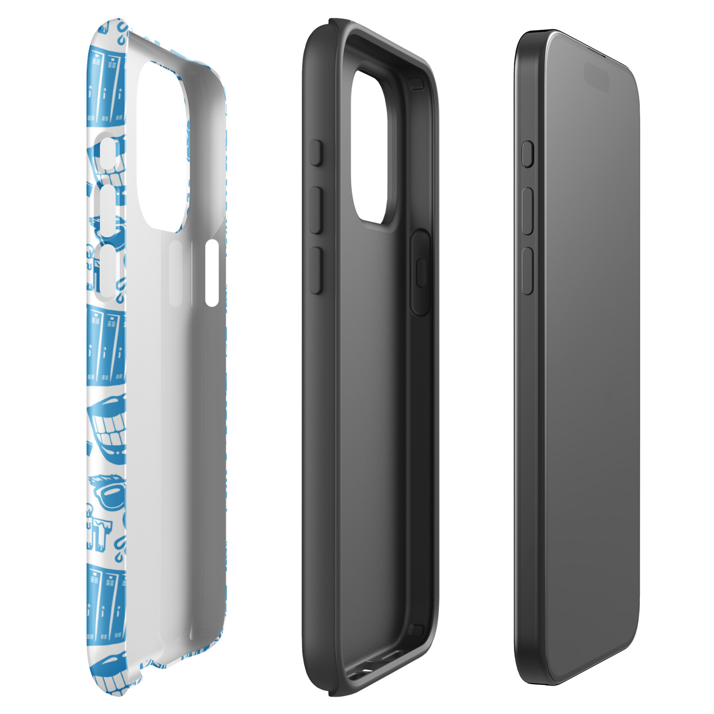 Double Dare Pop Lockin Pattern Tough Phone Case - iPhone - Paramount Shop