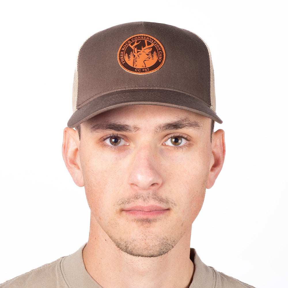 País del Fuego "As seen on" Gorra Trucker Leather Patch