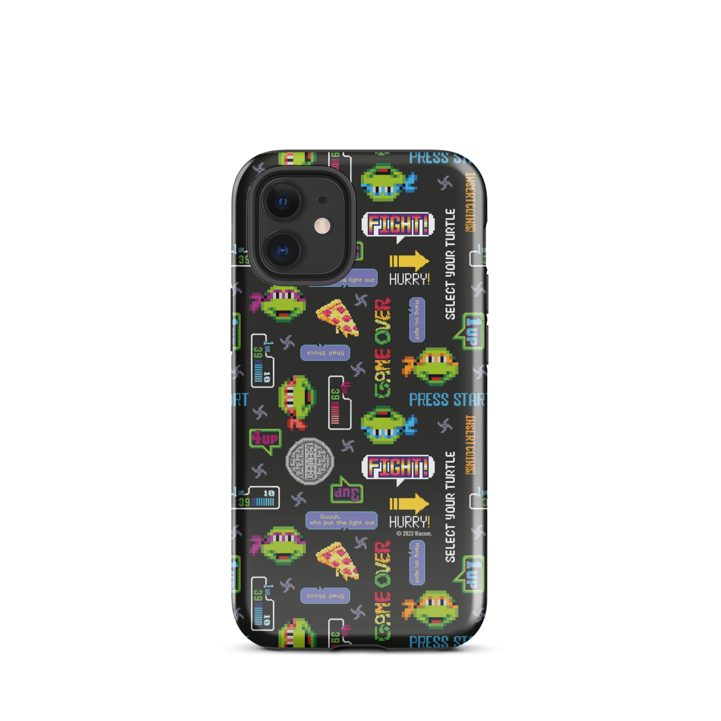 Teenage Mutant Ninja Turtles Video Game Pattern Tough Phone Case - iPhone