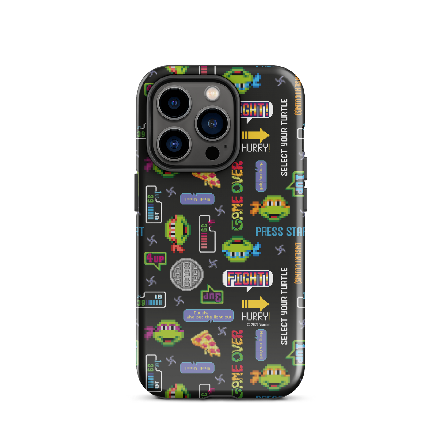 Teenage Mutant Ninja Turtles Video Game Pattern Tough Phone Case - iPhone