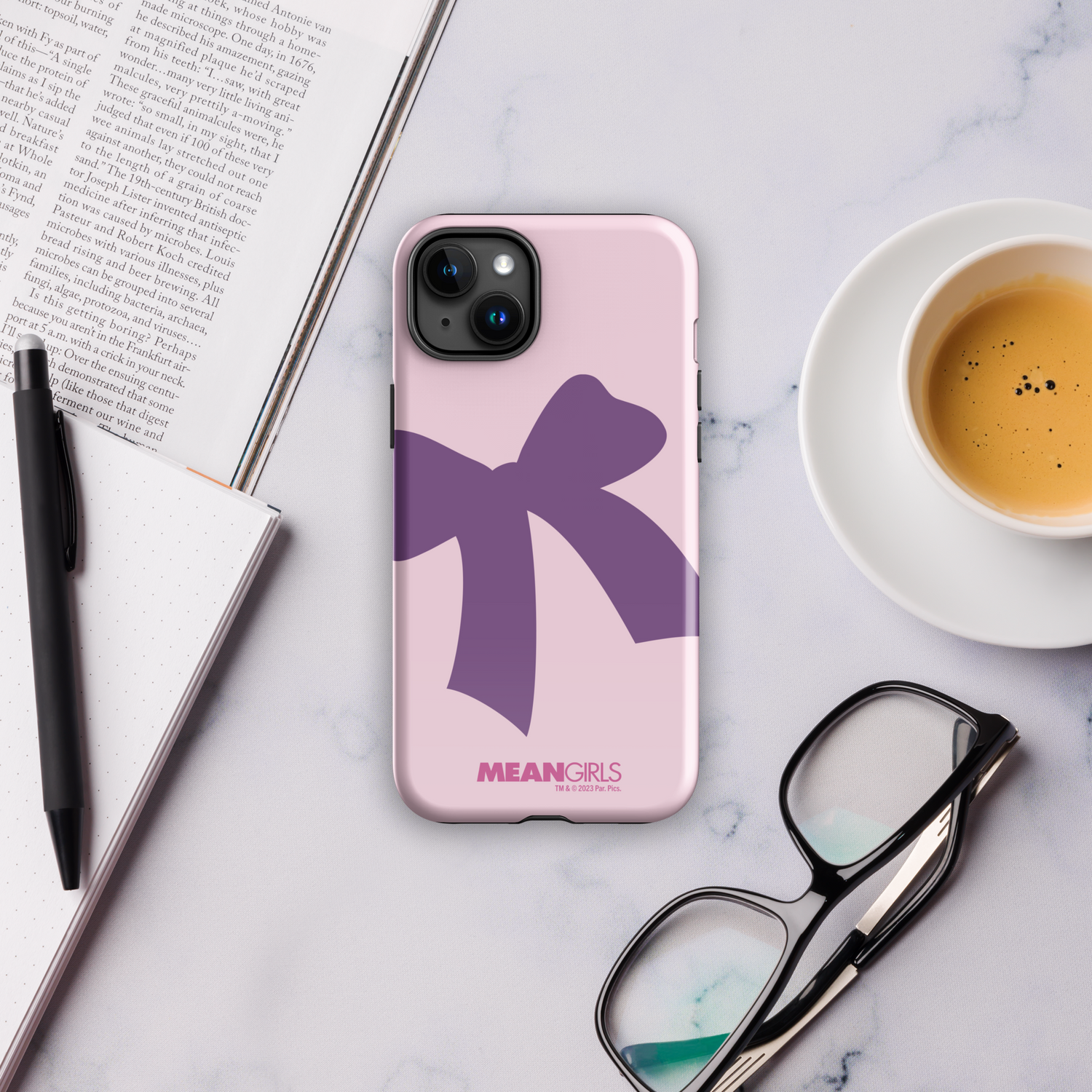 Mean Girls Karen Purple Bow Tough Phone Case - iPhone - Paramount Shop