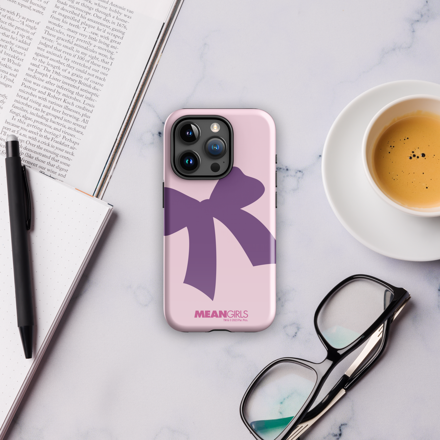 Mean Girls Karen Purple Bow Tough Phone Case - iPhone - Paramount Shop