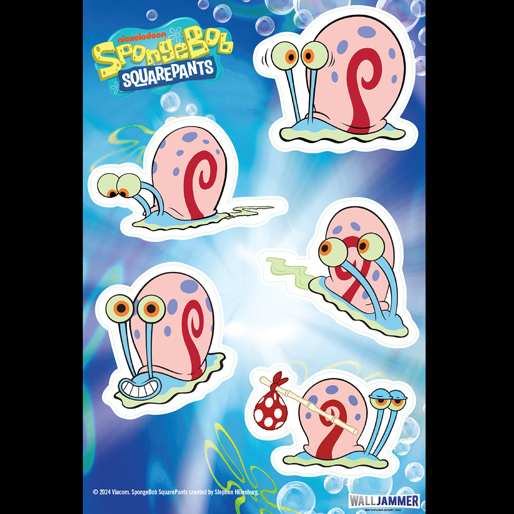 Spongebob Squarepants Gary Wall Stickers