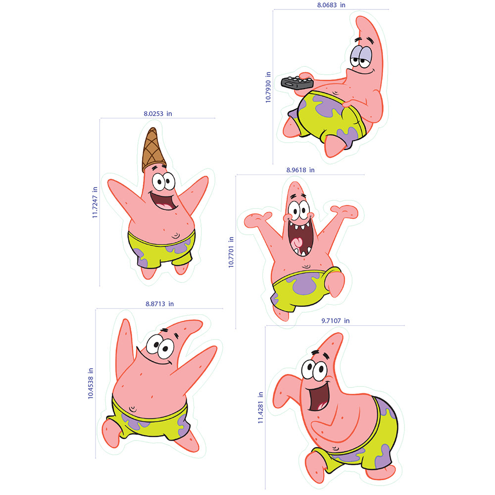 Spongebob Squarepants Patrick Wall Stickers