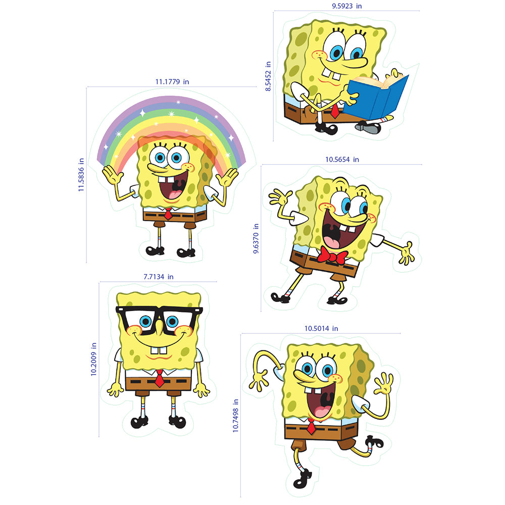 Spongebob Squarepants Pared Pegatinas