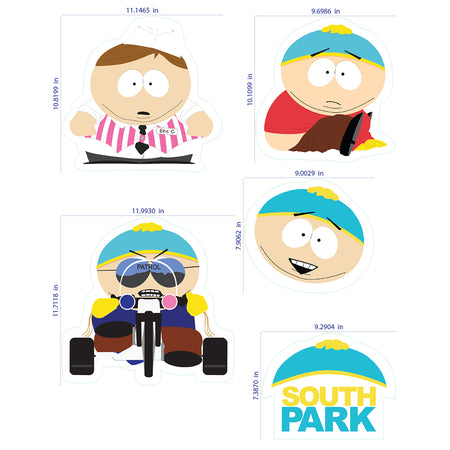 South Park Cartman Wandaufkleber Blatt