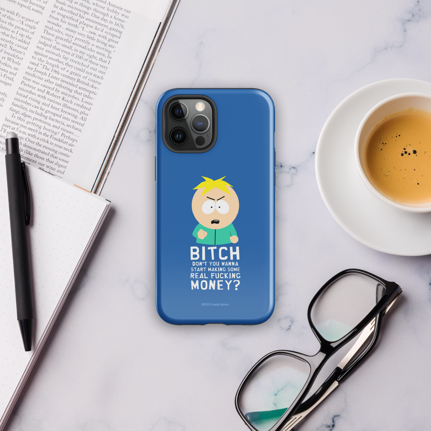 South Park Butters Make Real Money Tough Phone Case - iPhone