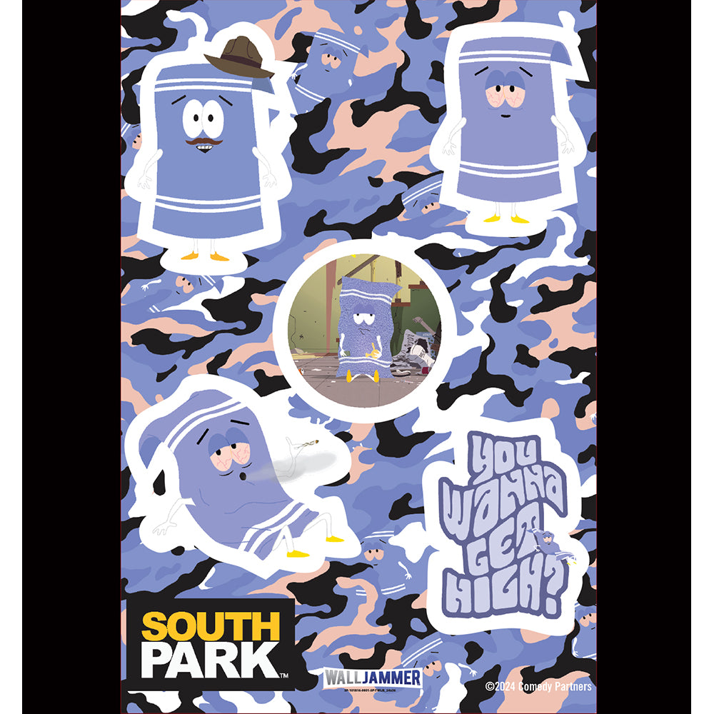 South Park Towelie High Wandaufkleber Blatt