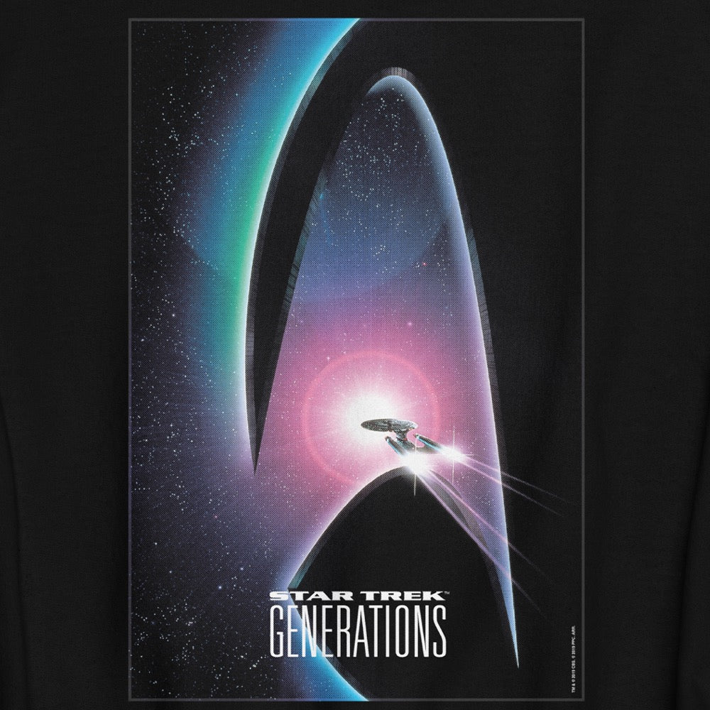 Star Trek: Generations Delta Logo Sudadera polar de cuello redondo