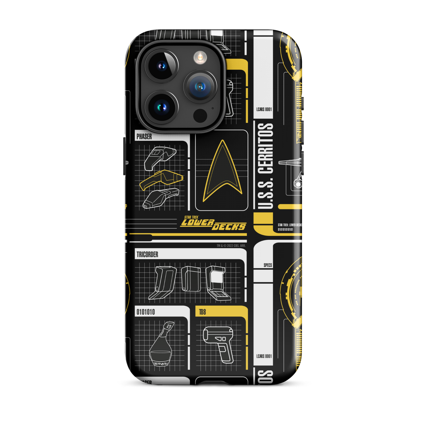 Star Trek: Lower Decks U.S.S Cerritos Patrón Funda Resistente - iPhone