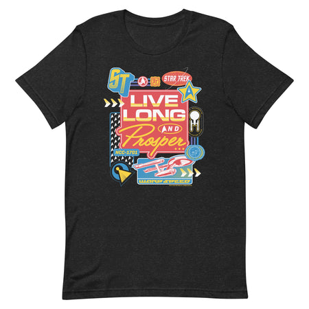 Star Trek: The Original Series Live Long and Prosper Badges Unisex T-Shirt