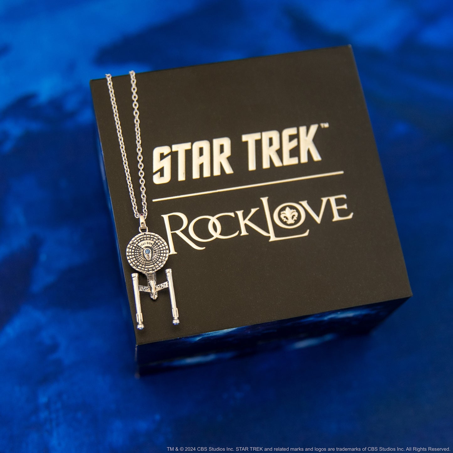 Star Trek X RockLove U.S.S. Enterprise NCC-1701 Raumschiff Halskette