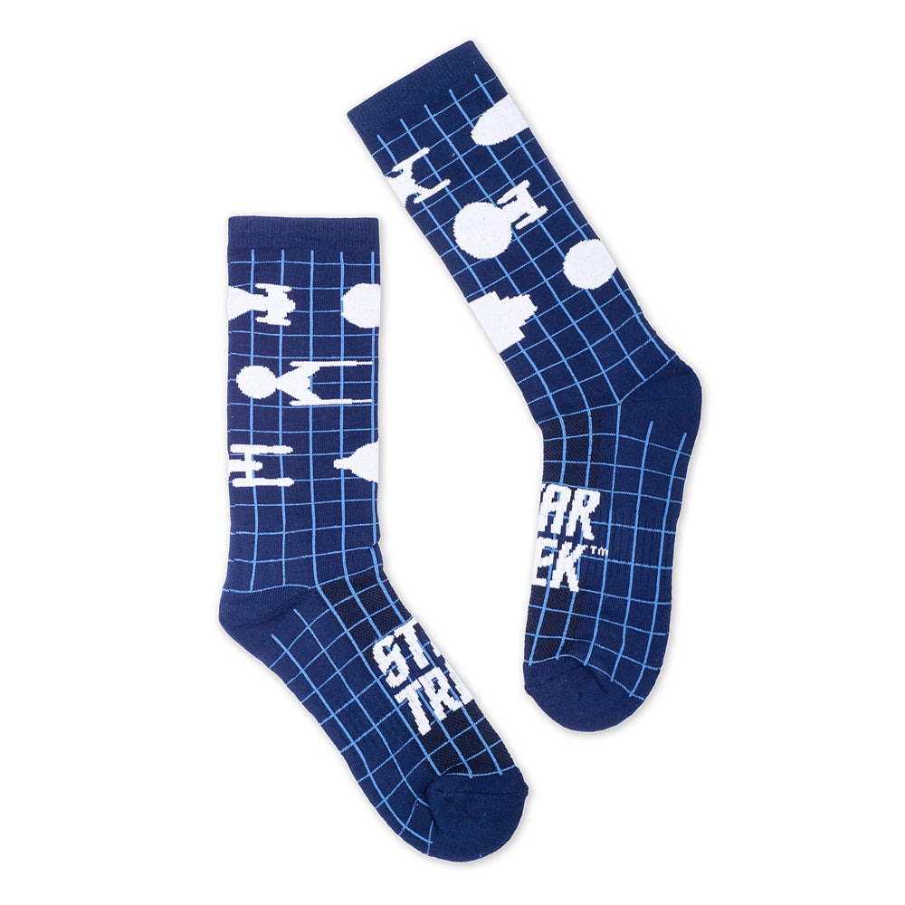 Star Trek: The Original Series Ship Blueprint Socks