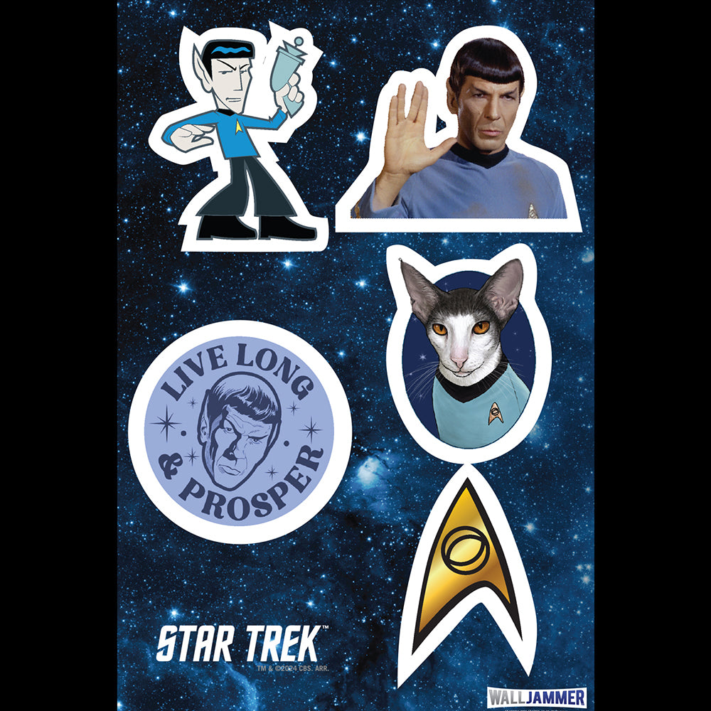 Star Trek: The Original Series Spock Wall Sticker Sheet