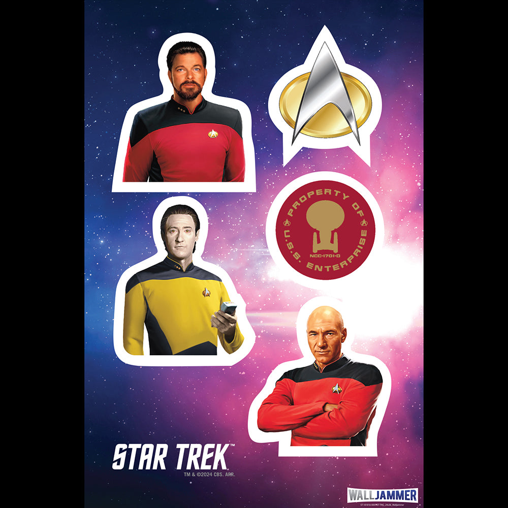 Star Trek: The Next Generation Wall Sticker Sheet