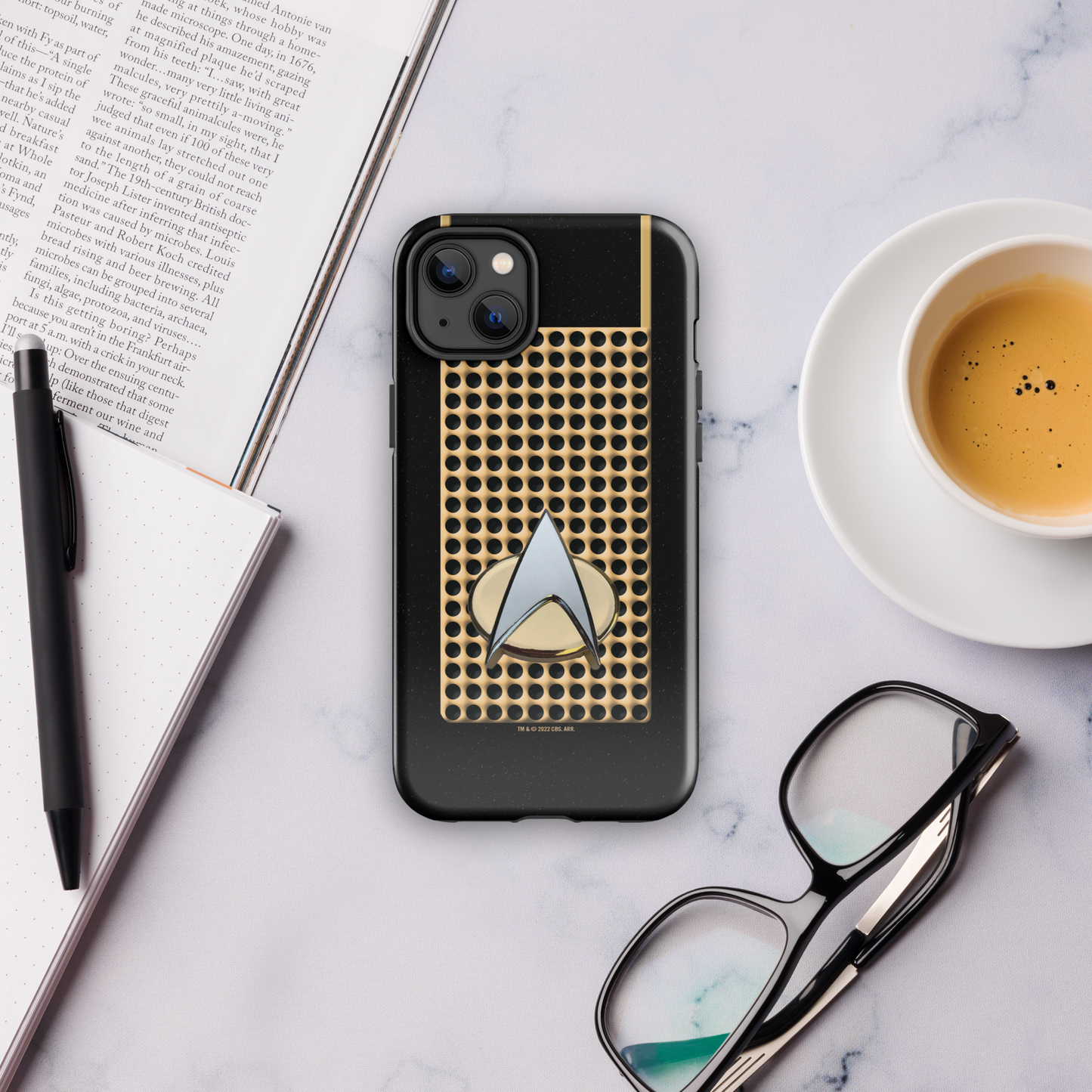 Star Trek: The Original Series Communicator Delta Large Tough Phone Case - iPhone