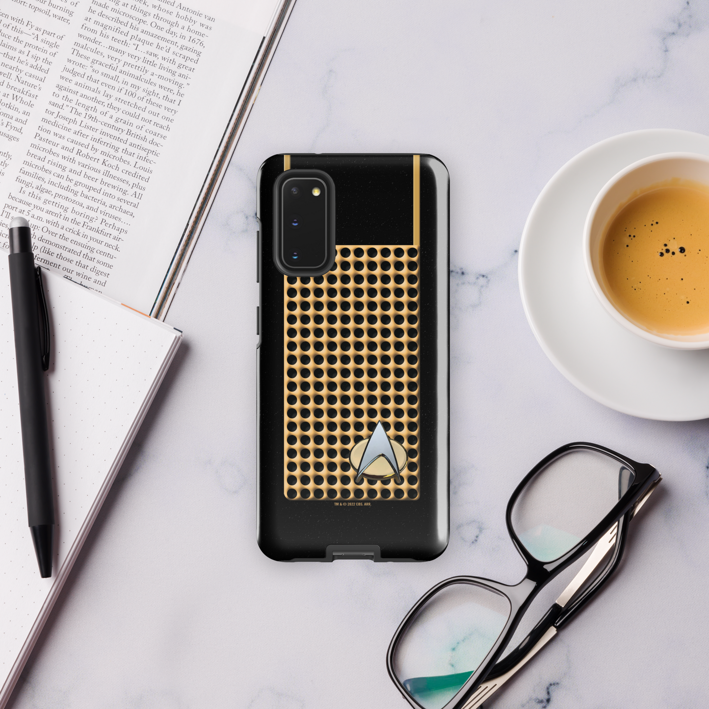 Star Trek: The Original Series Funda pequeña y resistente para teléfono Communicator Delta - Samsung