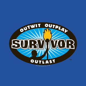 Survivor Übertrumpfen, überspielen, überdauern Logo Sweatshirt mit Kapuze