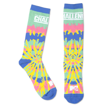 The Challenge Sportliche Tie-Dye Crew Socken