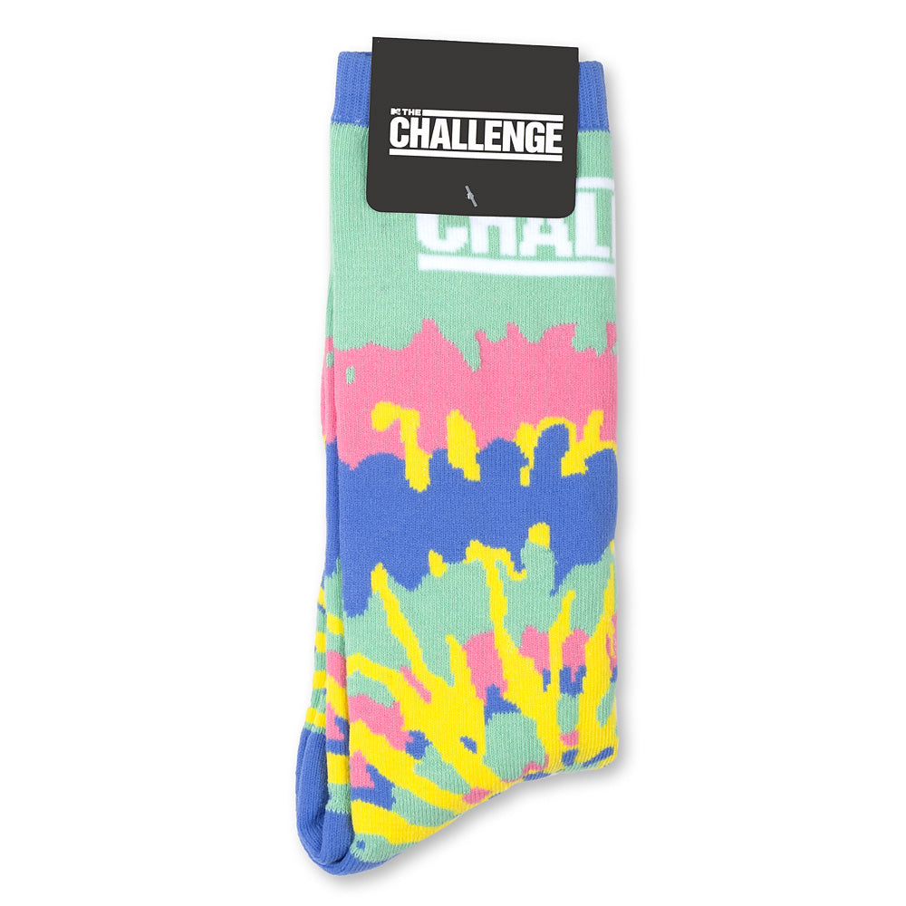 The Challenge Athletic Tie-Dye Crew Socks