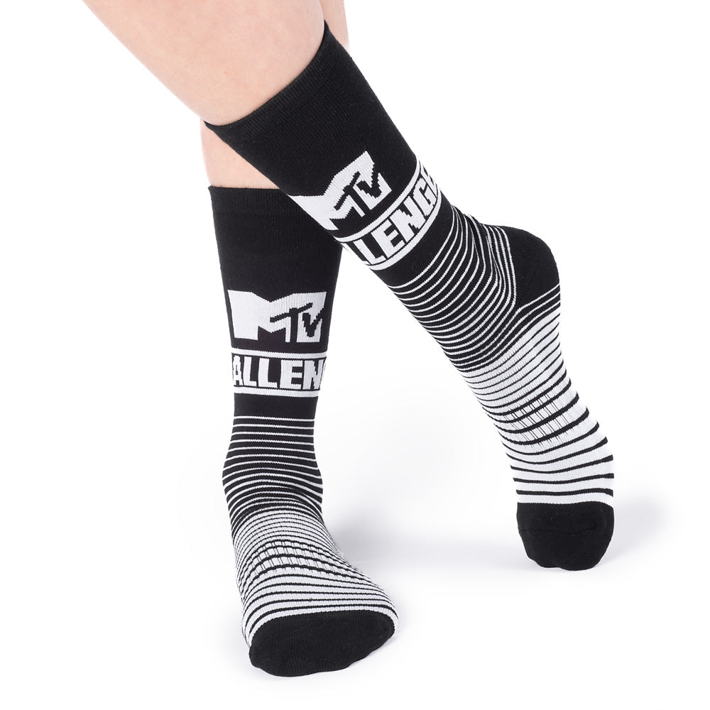 The Challenge Athletic Stripe Crew Socks