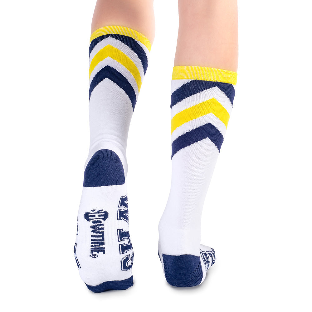 Yellowjackets WHS Chevron Socks