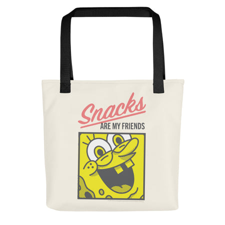 SpongeBob SquarePants Snacks Are My Friends Bolsa de asas