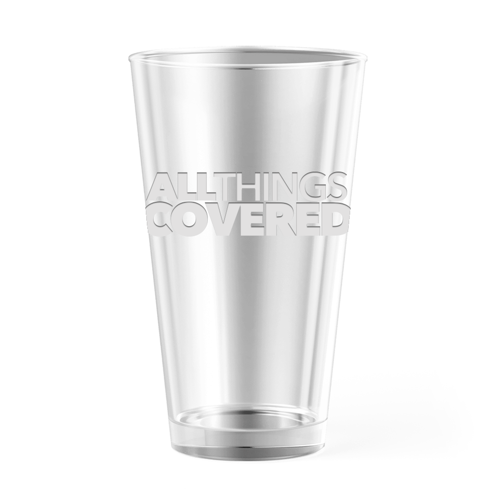 All Things Covered Podcast Logo Laser Engraved Pint Glass - Paramount Shop