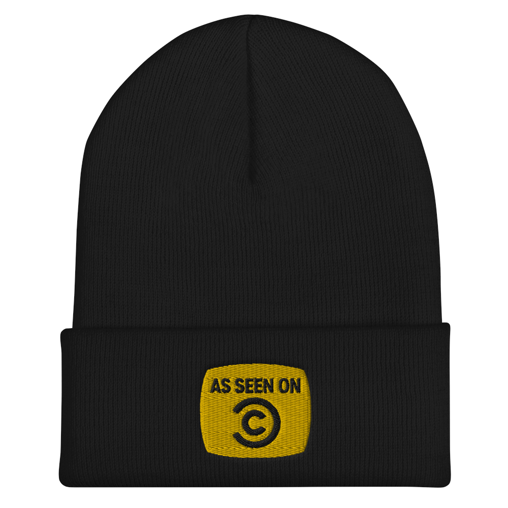 As Seen On Comedy Central Logo Embroidered Beanie - Paramount Shop