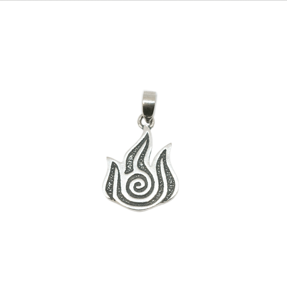 Avatar: The Last Airbender Fire Nation Circular Pendant Necklace - Paramount Shop