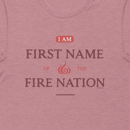 Avatar the Last Airbender Fire Nation Personalized T - Shirt - Paramount Shop