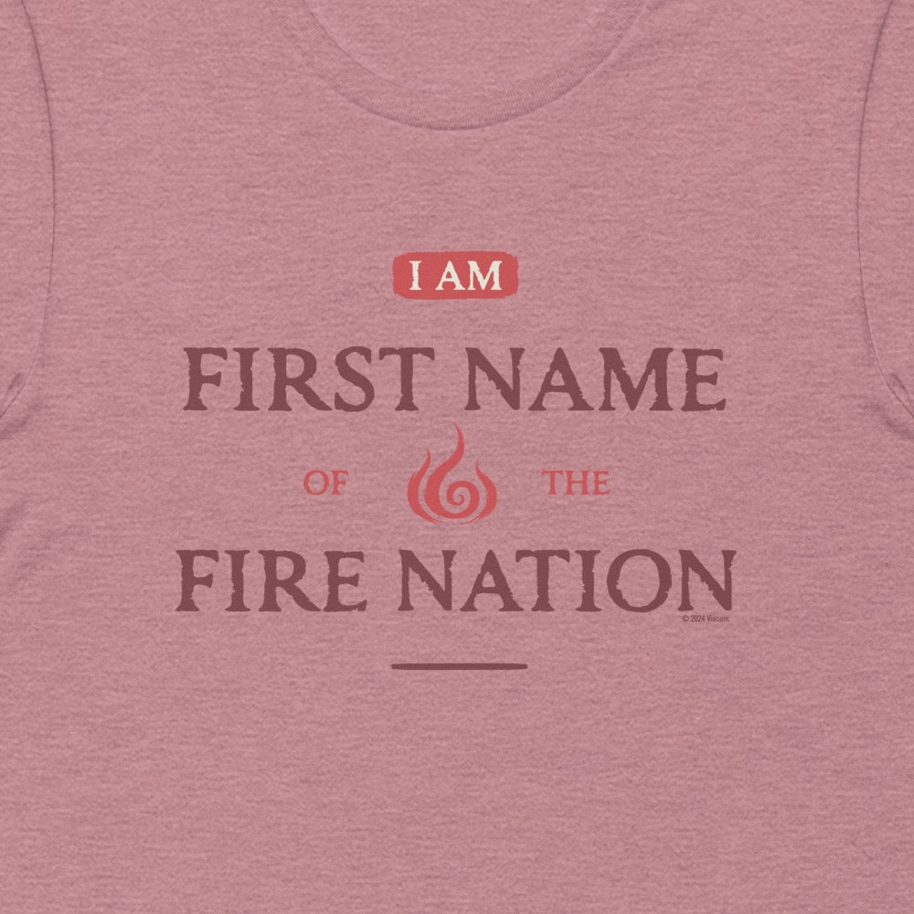 Avatar the Last Airbender Fire Nation Personalized T - Shirt - Paramount Shop