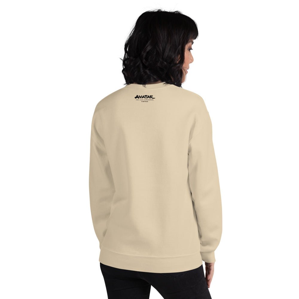 Avatar: The Last Airbender I Laugh at Gravity Embroidered Crewneck Sweatshirt - Paramount Shop