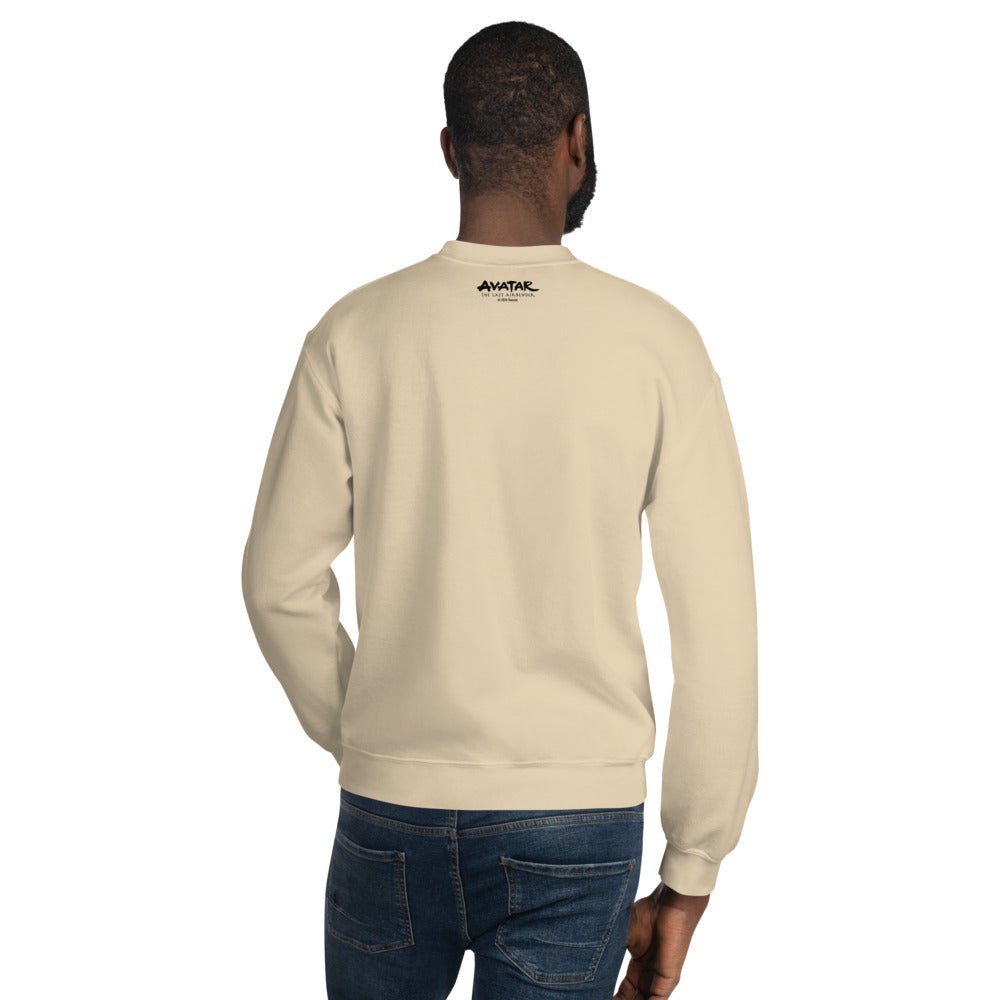 Avatar: The Last Airbender I Laugh at Gravity Embroidered Crewneck Sweatshirt - Paramount Shop