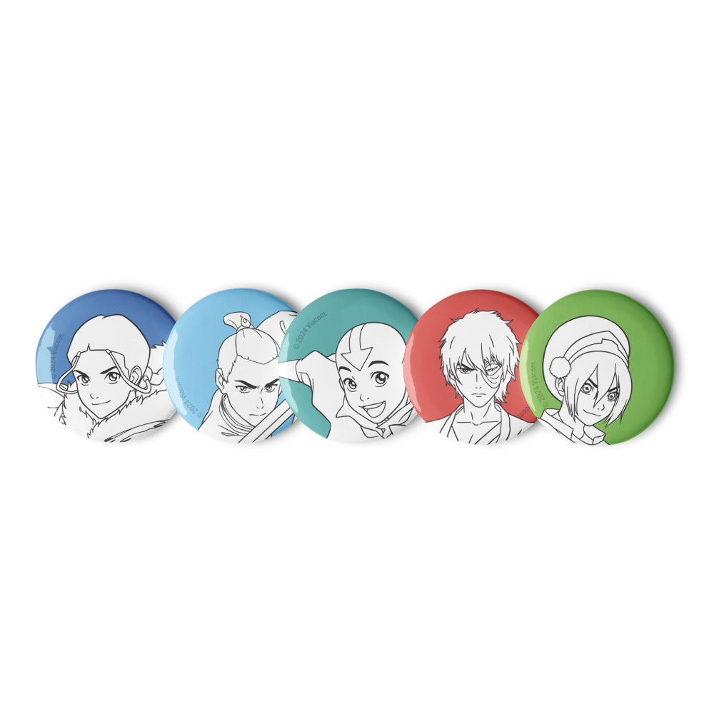 Avatar: The Last Airbender Team Avatar Pin Set - Paramount Shop