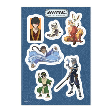 Avatar: The Last Airbender Team Avatar Sticker Sheet - Paramount Shop