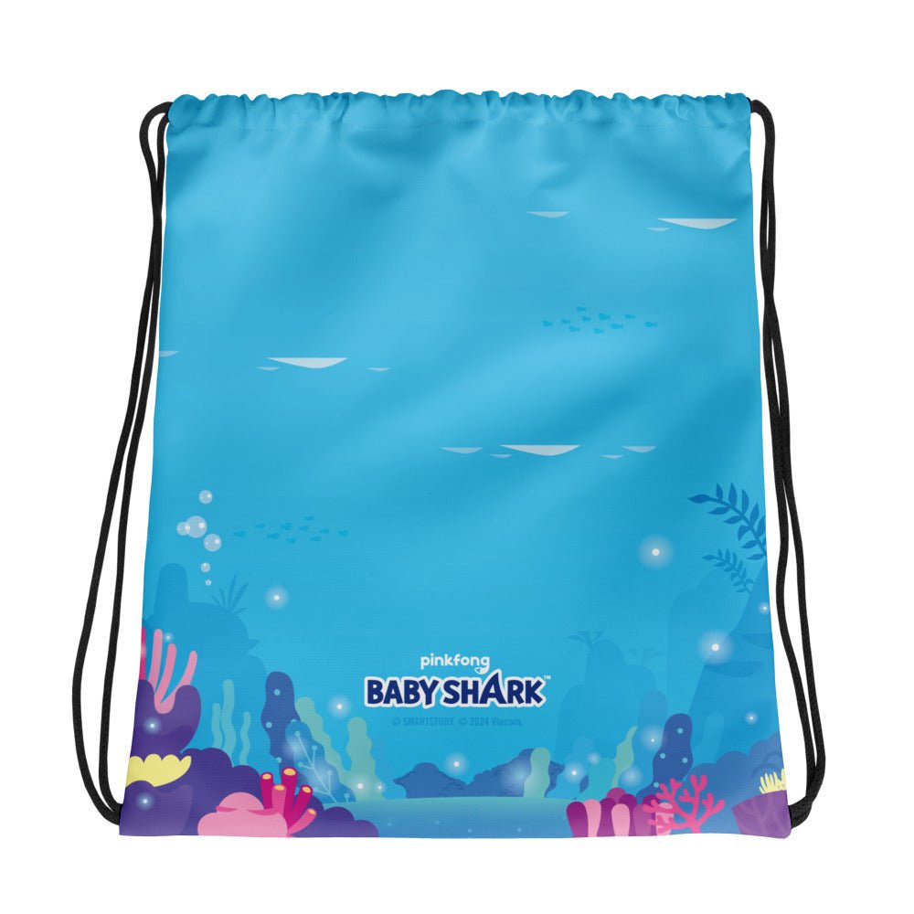 Baby Shark Doo Doo Doo Drawstring Bag - Paramount Shop