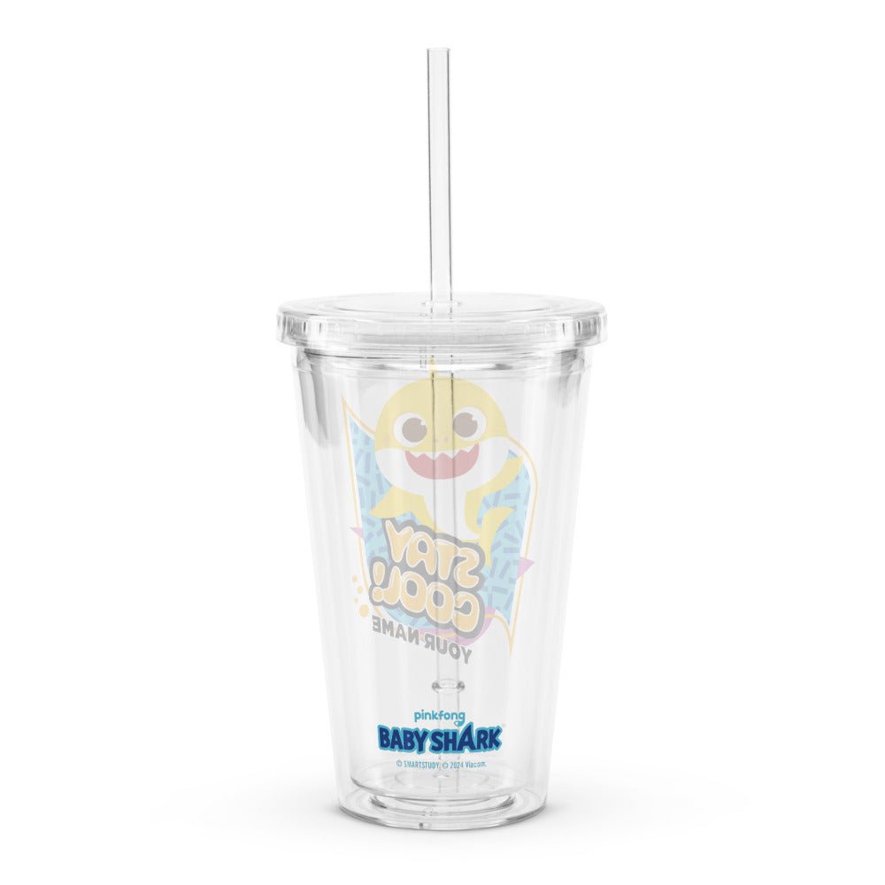 Baby Shark Stay Cool Clear Tumblers - Paramount Shop