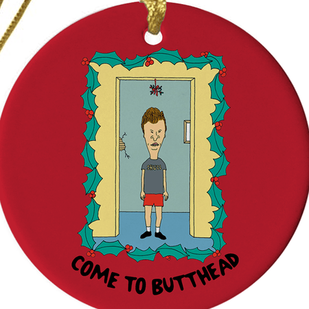 Beavis and Butt - Head Come To Butt - Head Double - Sided Ornament - Paramount Shop