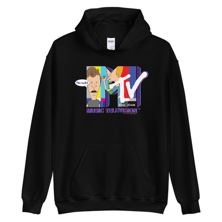 Beavis and Butt - Head MTV Logo Hooded Sweatshirt - Paramount Shop