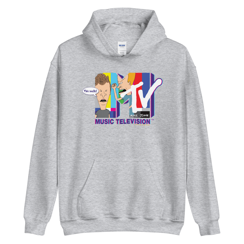 Beavis and Butt - Head MTV Logo Hooded Sweatshirt - Paramount Shop