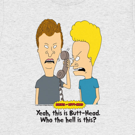 Beavis and Butt - Head Who Is This Adult Tri - Blend T - Shirt - Paramount Shop