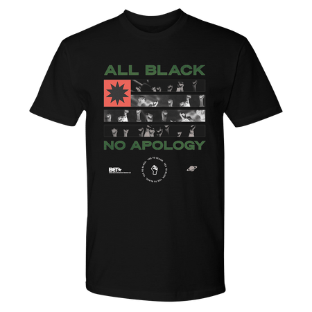 BET All Black Adult Short Sleeve T - Shirt - Paramount Shop